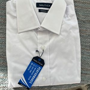 Men's Dress Shirt Nautica - White NEW WITH TAGS